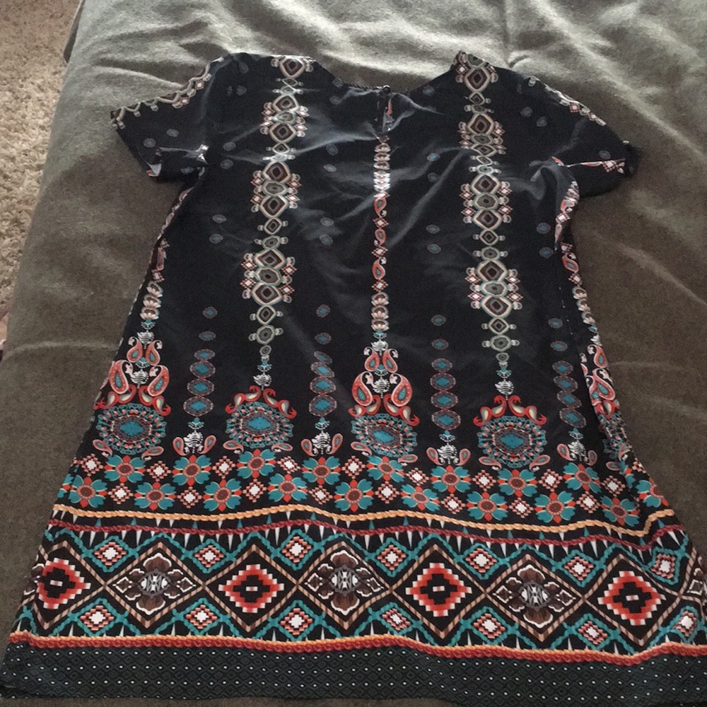 Fun Boho dress. Colorful and Dressy. - Picture 2 of 5